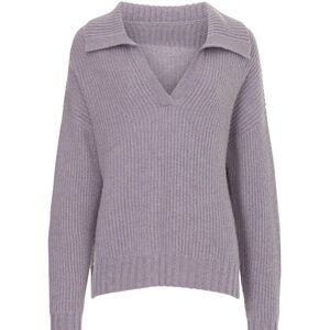 NAADAM Fisherman Polo in Lavender, S